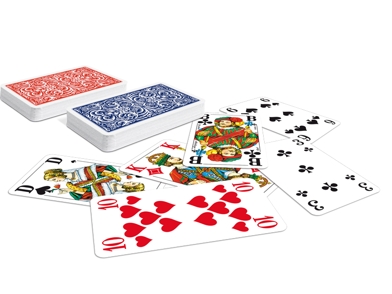 10x Senioren Rommé Canasta Bridge Spielkarten 2x55 Blatt Große Zeichen NEU/OVP 
