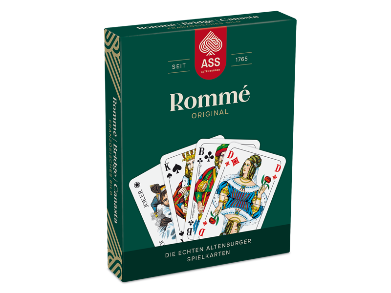 Rommé Original - jetzt in Plastikfreier Verpackung