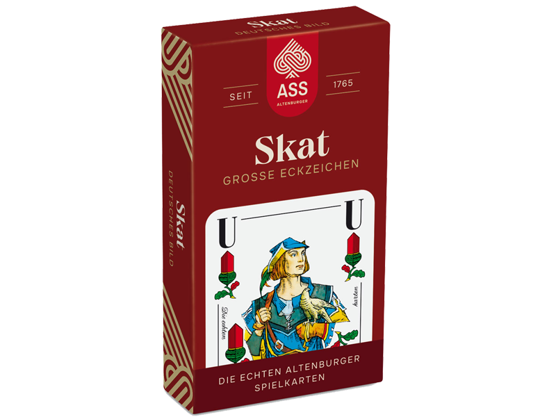 Skat, deutsches Bild große Eckzeichen