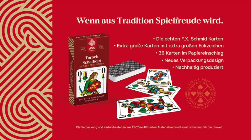 Schafkopf, bayrisches Bild Große Eckzeichen Informationen