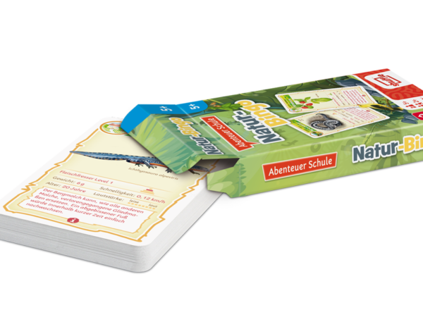 Natur-Bingo aus der Reihe Abenteuer Schule: Ein Lernquartett zum Thema Natur, für Kinder ab 6 Jahren