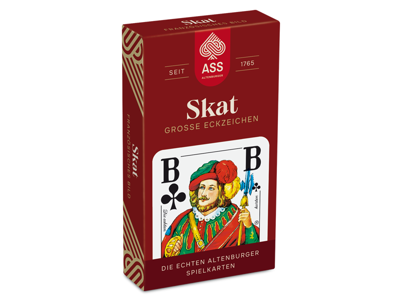 Skat Große Eckzeichen, Französisch