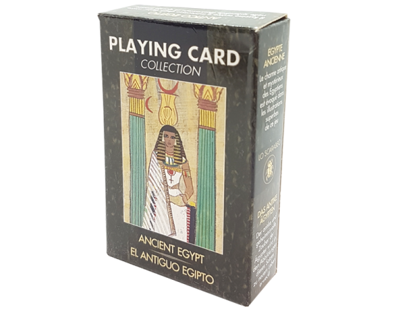Antiquarische Bridge-Spielkarten zum Thema: Das Alte Ägypten - Geschichte auf Spielkarten erleben