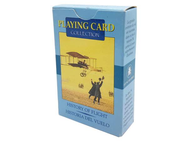 Antiquarische Spielkarten, Bridge, zum Thema: Der Traum vom Fliegen - die Anfänge