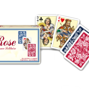 Patience Rose Solitaire - Bezauberndes Patiencespiel aus dem Hause Piatnik mit Rosenrückseite