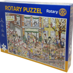 weihnachtliches Rotary-Puzzle - puzzeln für sauberes Wasser