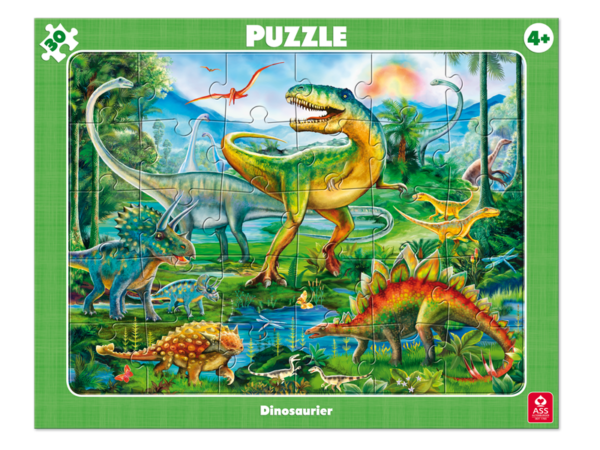 Rahmenpuzzle Dinosaurier