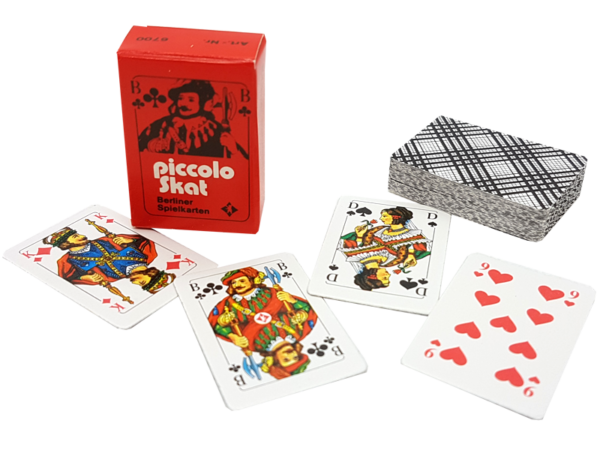 Piccolo-Skat-Karten, offen