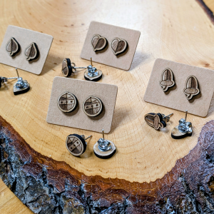 Ohrringe Skatsymbole